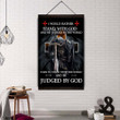 (Cv14) Knight Hanging Canvas – Judged By God.