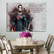 1 Panel Superman Vs Quotes Wall Art Canvas