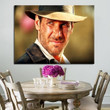 1 Panel Indiana Jones Wears A Hat Wall Art Canvas