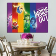 1 Panel Inside Out Characters Wall Art Canvas