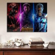 1 Panel Avengers Infinity War Thor Star-Lord Captain America Wall Art Canvas