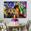 1 Panel Avengers Infinity War Captain America And Ironman And Team Wall Art Canvas