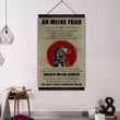 (A223) Knight Templar Hanging Canvas - To My Wife - You Are Braver Ger.