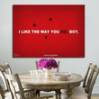 1 Panel I Like The Way You Die Boy Wall Art Canvas