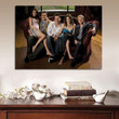 1 Panel How I Met Your Mother On The Bench Wall Art Canvas