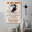 (Da477) Customizable Dragon Canvas - Husband To Wife- Always And Forever.