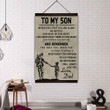 (Cv130) Hanging Canvas – Soldier To My Son, Love Dad.