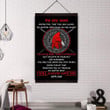 (Cv1181) Spartan Hanging Canvas - Dad To Son - I Will Always Love You.