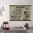 (Cs85) Dr Hanging Canvas To Wife You Are Braver Version 2.