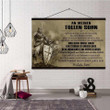 (A45) Knight Templar Hanging Canvas - Dad To Son - Always Remember Ger.