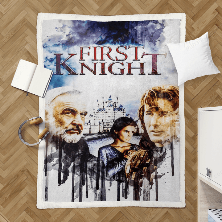 First Knight - Movies Painting Sherpa Fleece Blanket
