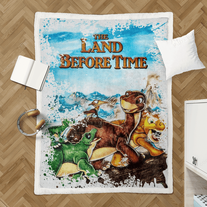 The Land Before Time - Movies 28 Sherpa Fleece Blanket