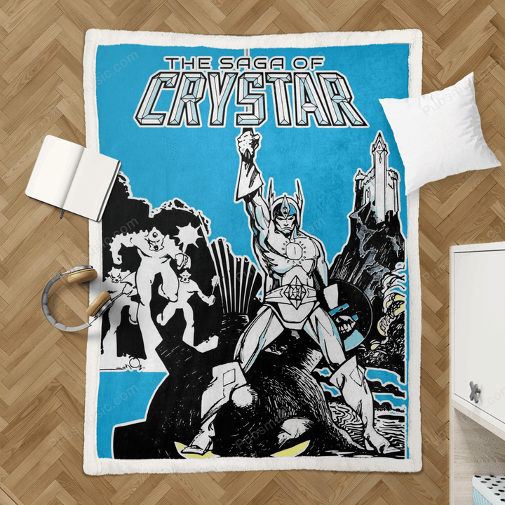 Crystar - Artwork Sherpa Fleece Blanket