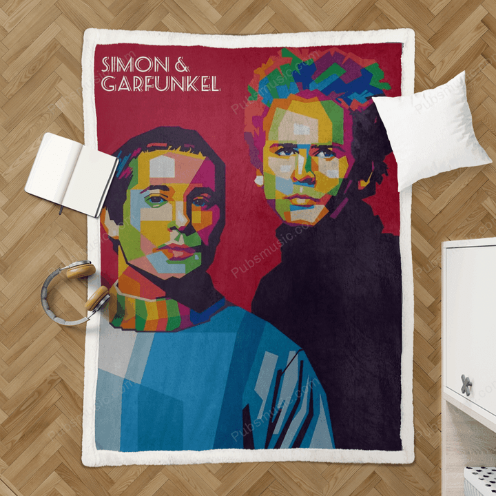 Simon and Garfunkel - Musician Sherpa Fleece Blanket