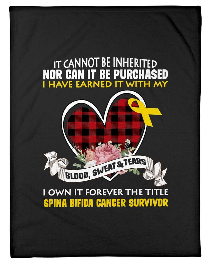 It Cannot Be Inhertited Nor Can It Be Purchased Gifts Fleece Blanket