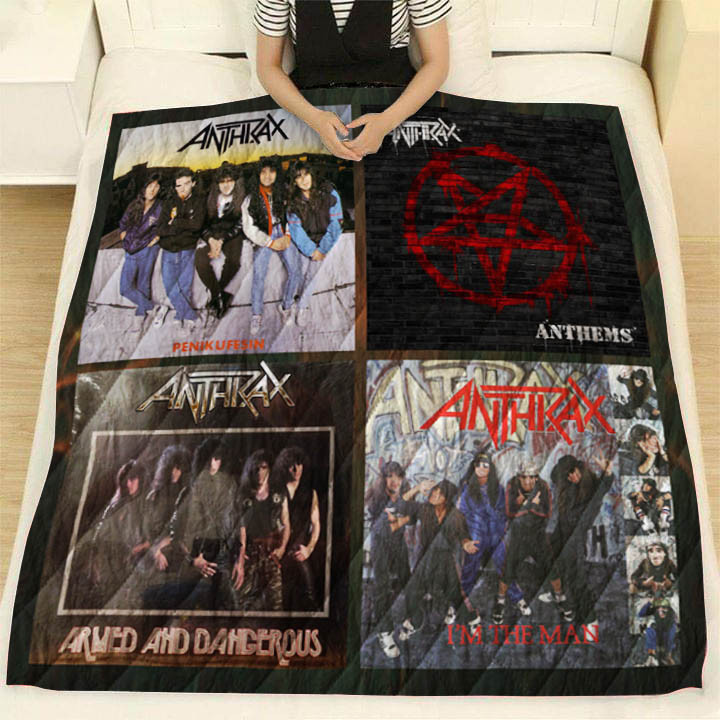 Anthrax Ep Quilt Blanket