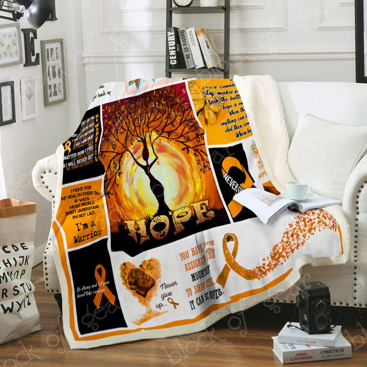 Multiple Sclerosis Warrior Sofa Blanket