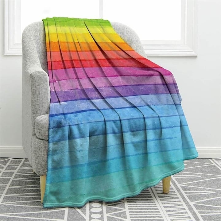 Rainbow Clm2312556S Sherpa Fleece Blanket