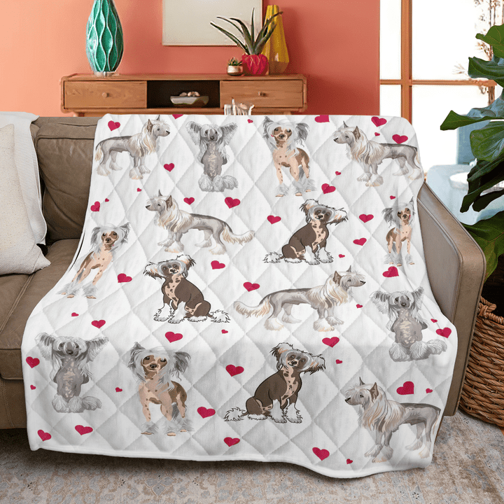 Chinese Crested Dog Quilt Blanket Blanket WN1610110