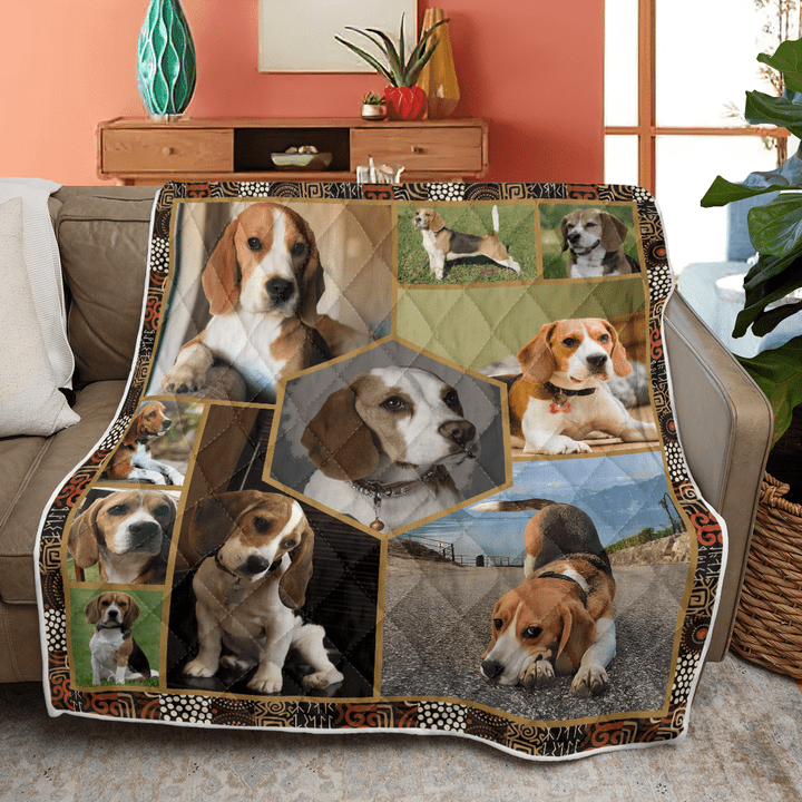 Beagle Dog Quilt Blanket Blanket WN1610143