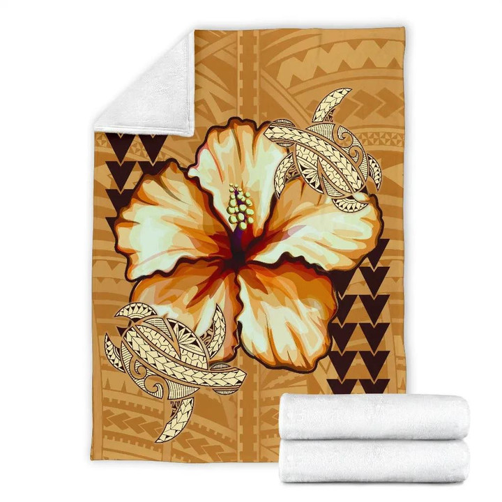 FamilyGater Blanket - Hawaiian Vintage Hibiscus - AH J0