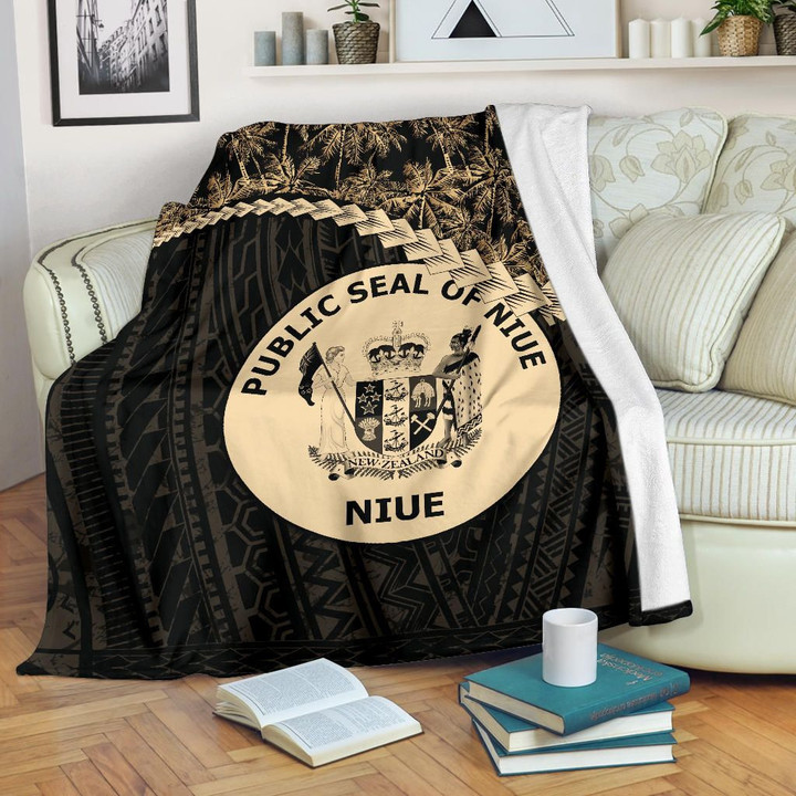 FamilyGater Blanket - Niue Premium Blanket Coconut Golden A02