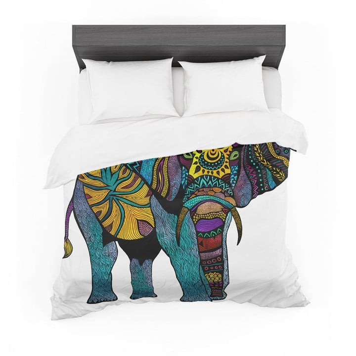 Pom Graphic Design "Elephant of Namibia" Cotton3D Customize Bedding Set Duvet Cover SetBedroom Set Bedlinen