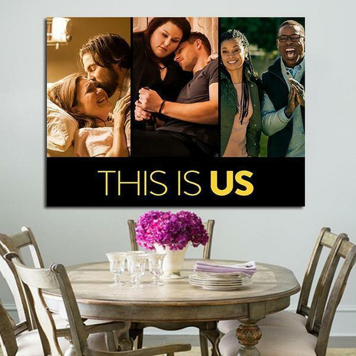 1 Panel This Is Us Couples Wall Art Canvas