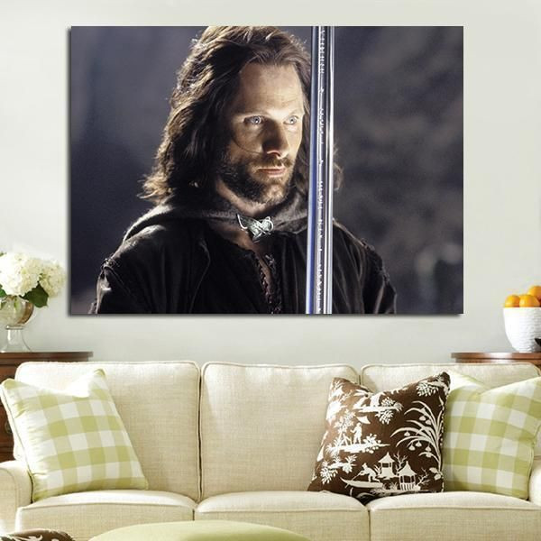 1 Panel The Lord Of The Ring Aragorn Wall Art Canvas
