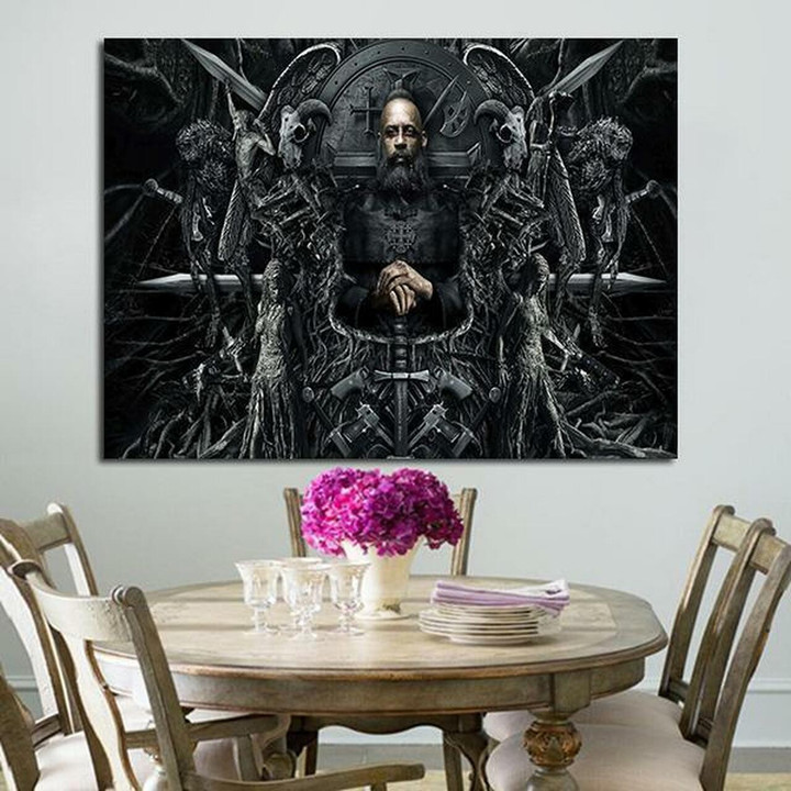 1 Panel The Last Witch Hunter Kaulder Sitting On Chair In The Past Wall Art Canvas