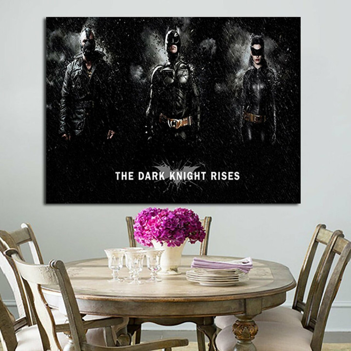 1 Panel The Dark Knight Rise Character Wall Art Canvas