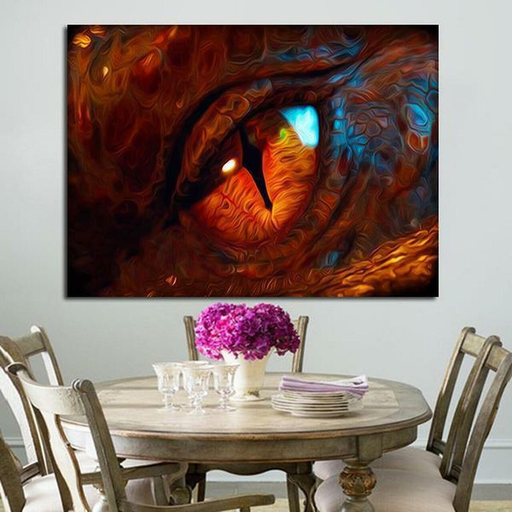1 Panel Smaug The Dragon'S Eye Wall Art Canvas