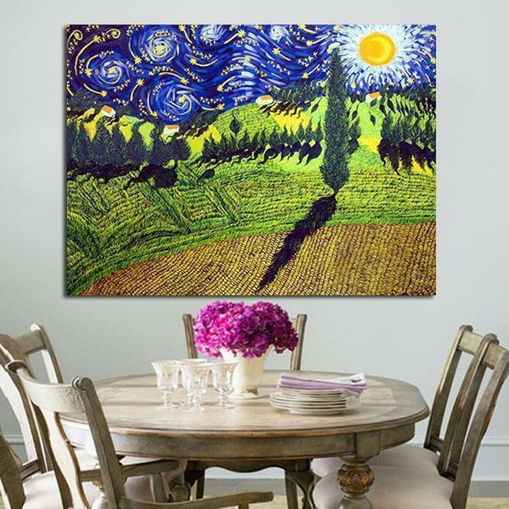 1 Panel Scenery Of Loving Vincent Wall Art Canvas
