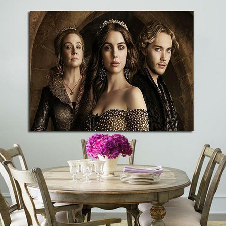 1 Panel Reign Mary Stuart Catherine And Dauphin Wall Art Canvas