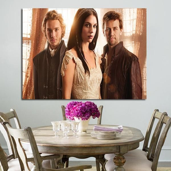 1 Panel Reign Adelaide Kane Toby Regbo And Torrance Coombs Wall Art Canvas