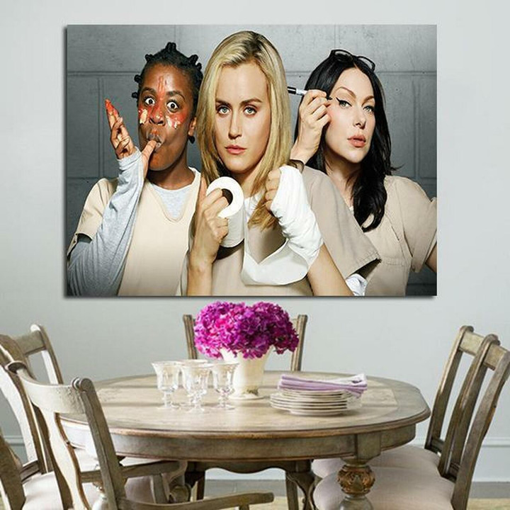 1 Panel Orange Is The New Black Piper Alex And Crazy Eyes Wall Art Canvas