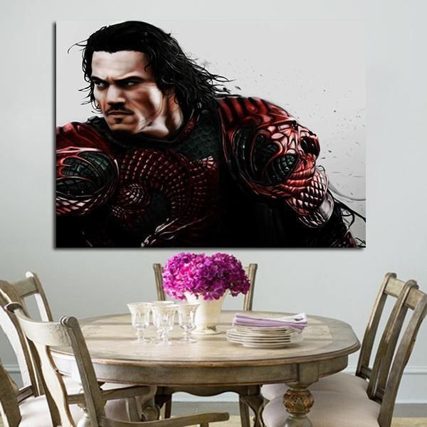 1 Panel Dracula Is Painted Wall Art Canvas
