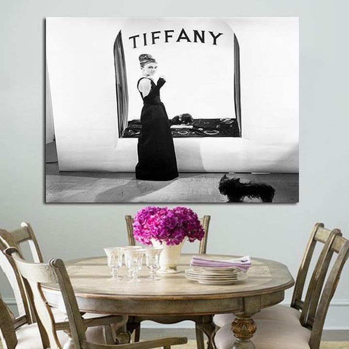 1 Panel Audrey Hepburn Breakfast At Tiffany'S Wall Art Canvas