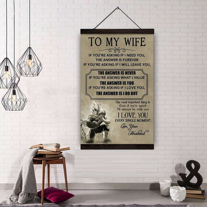 (Cv683) Dr Canvas Hanging Canvas - To Wife - If You'Re Asking.