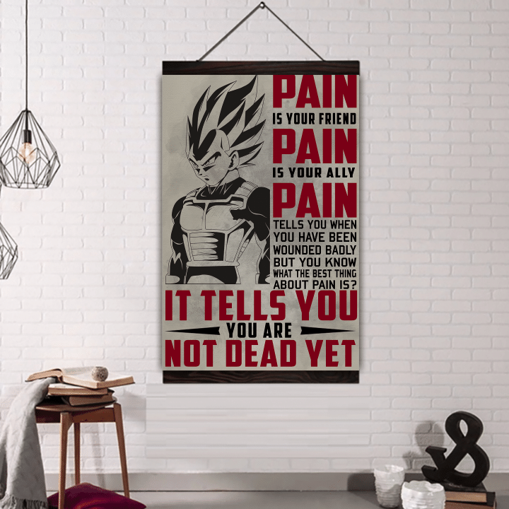 (Cv285) Dr Hanging Canvas - Pain Is Your Friend.