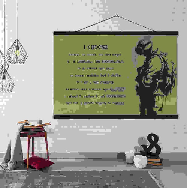 (Cv205) Soldier Hanging Canvas – Make No Mistake.