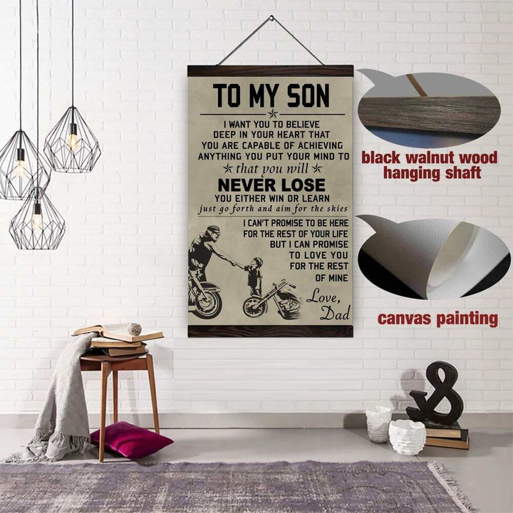 (Cv132) Hanging Canvas - To My Son 4.