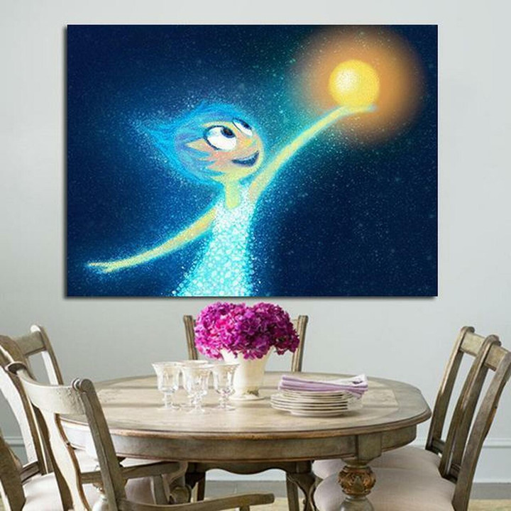 1 Panel Insiside Out Joy Character Wall Art Canvas