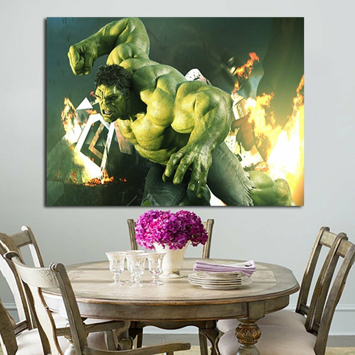 1 Panel Hulk Papel De Parede Wall Art Canvas