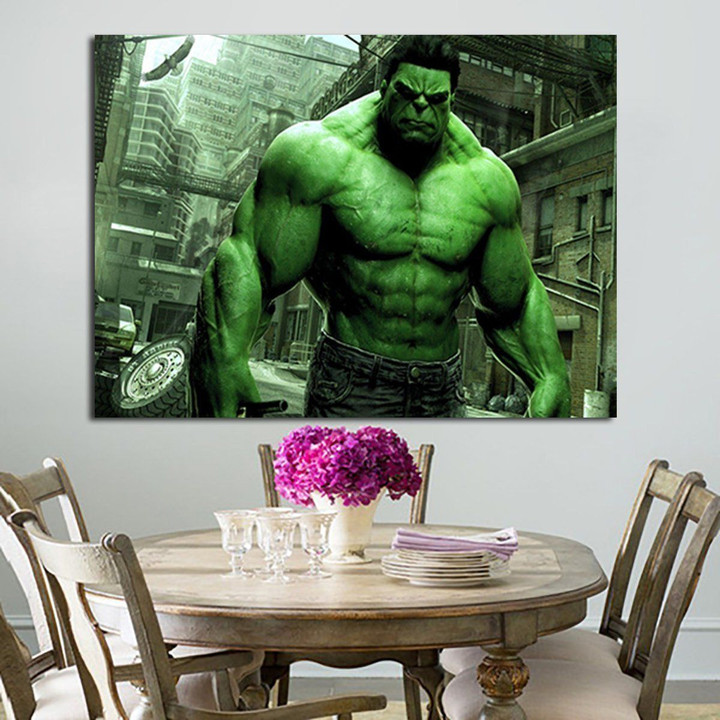 1 Panel Hulk Hd Green Wall Art Canvas