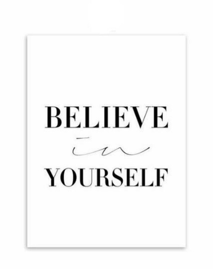 "Power Of Believing Quote" Full Hd Personalized Customized Canvas Art Wall Art Wall Decor