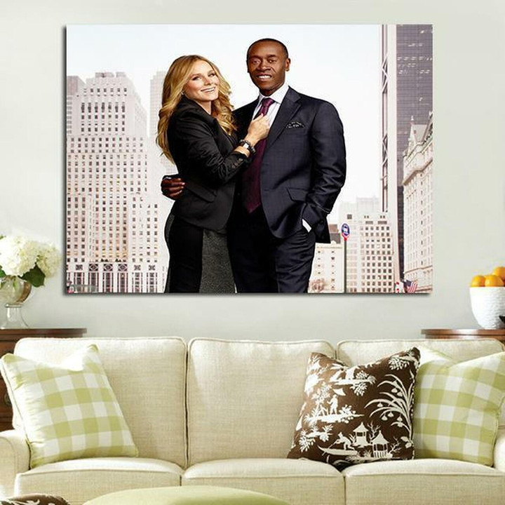1 Panel Marty And Jeannie Smiling Wall Art Canvas