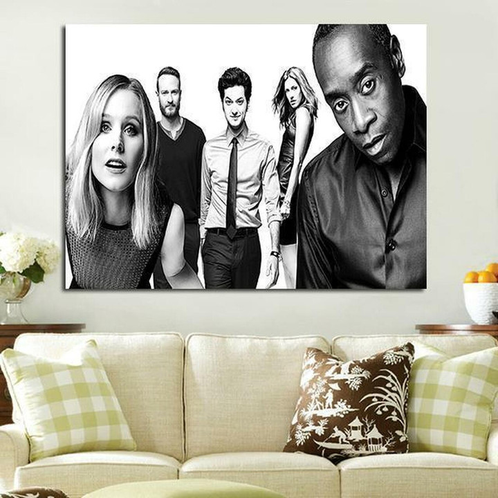 1 Panel House Of Lies Black And White Wall Art Canvas
