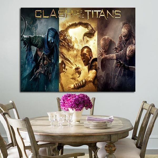 1 Panel Clash Of The Titans Wall Art Canvas