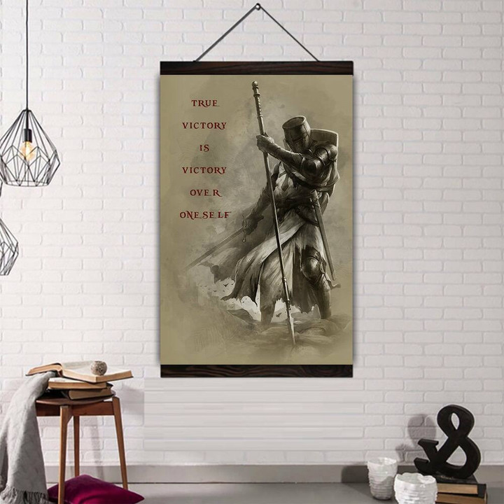 (Cv110) Knight Templar Hanging Canvas - True Victory.